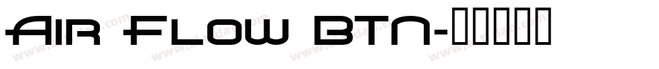 Air Flow BTN字体转换